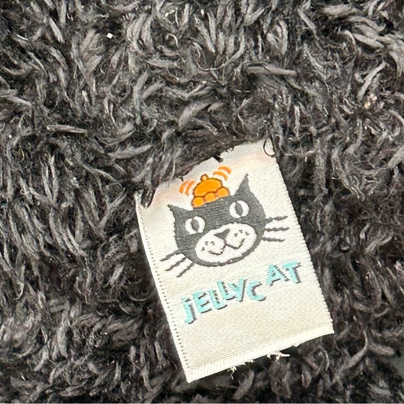 Jellycat Furry Black Plush Bear with Tan Nose - Picture 3 of 8